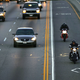 Much like in California, where this photo was taken, Utah allows motorcyclists unrestricted entry to HOV lanes